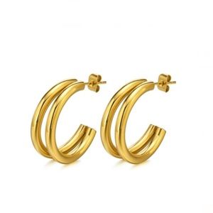 Anuli | Titanium Steel C Shape Earrings